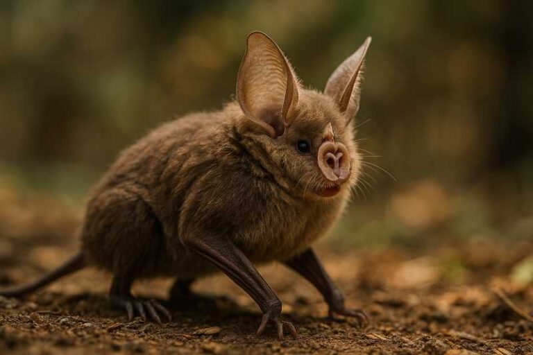 Image of a Madura Horseshoe Bat in its natural habitat