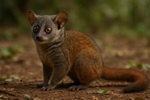 Image of a Makande Squirrel Galago in its natural habitat