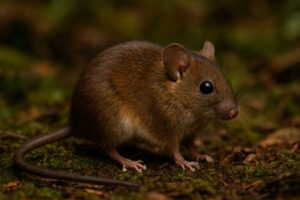 Image of a Mount Pulag Tree Mouse in its natural habitat
