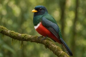 Image of a Mountain Trogon in its natural habitat