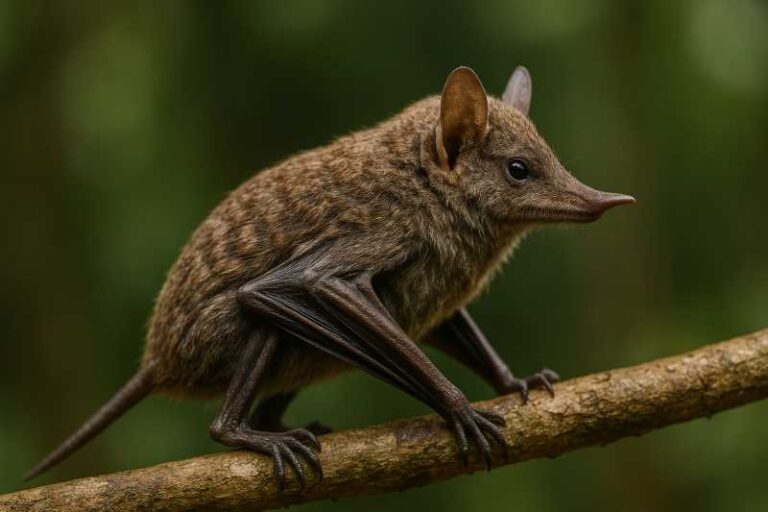 Image of a Proboscis Bat in its natural habitat