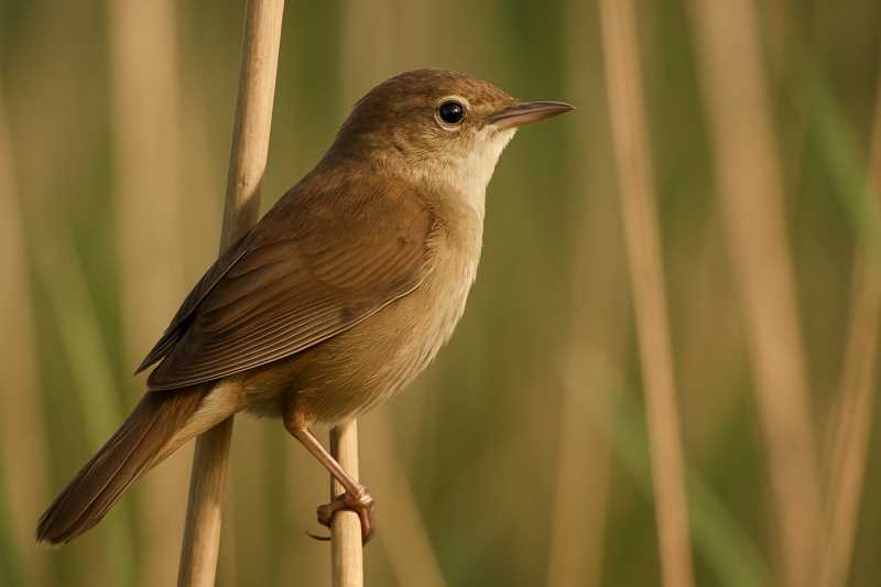 Image of a Savi's Warbler in its natural habitat