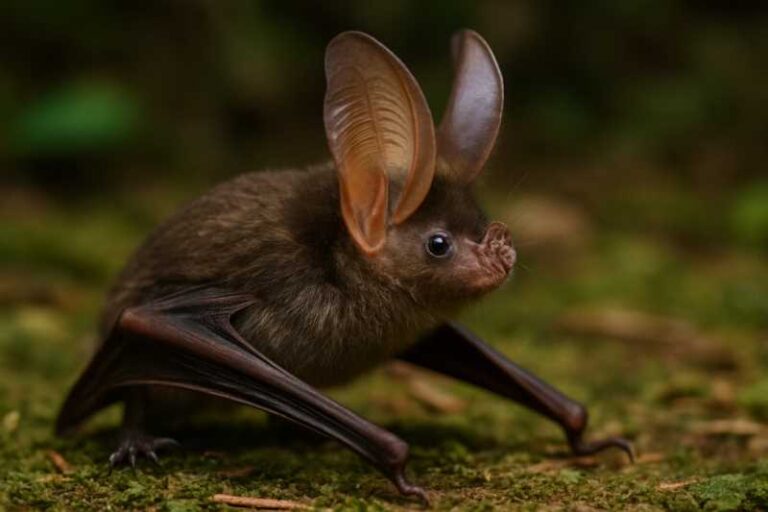 Image of a Schmidts' Big-eared Bat in its natural habitat