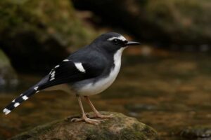 Image of a Slaty-backed Forktail in its natural habitat