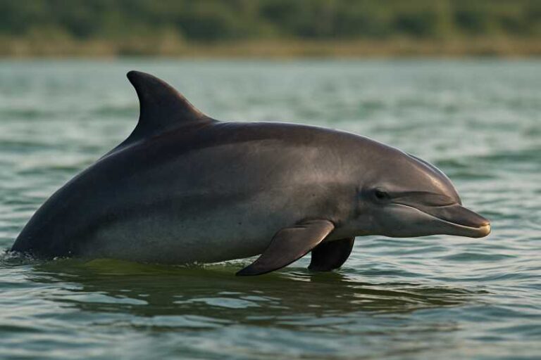 Image of a Tamanend's Bottlenose Dolphin in its natural habitat