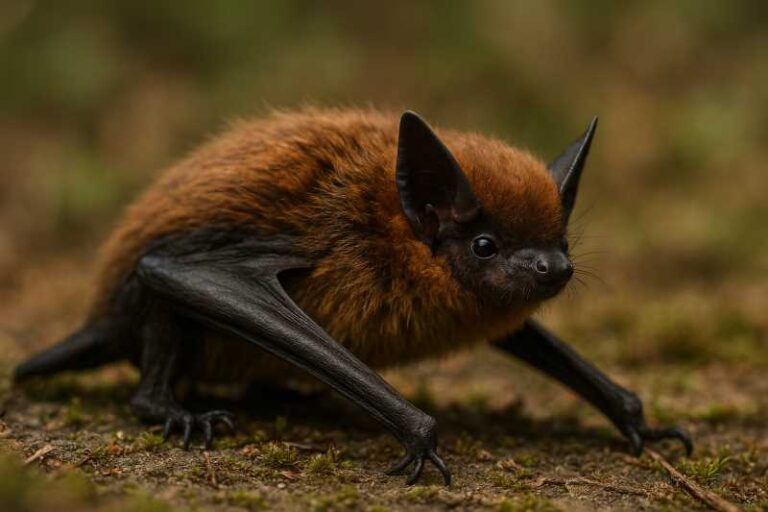 Image of a Temminck's Mysterious Bat in its natural habitat