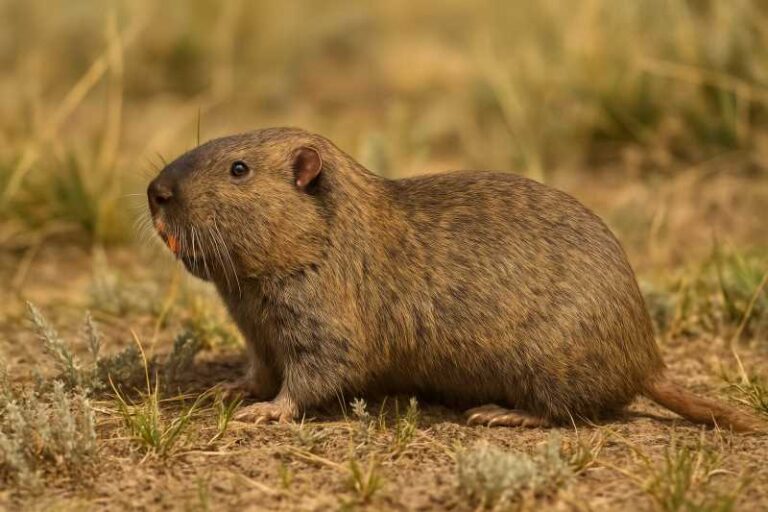 Image of a Wyoming Pocket Gopher in its natural habitat