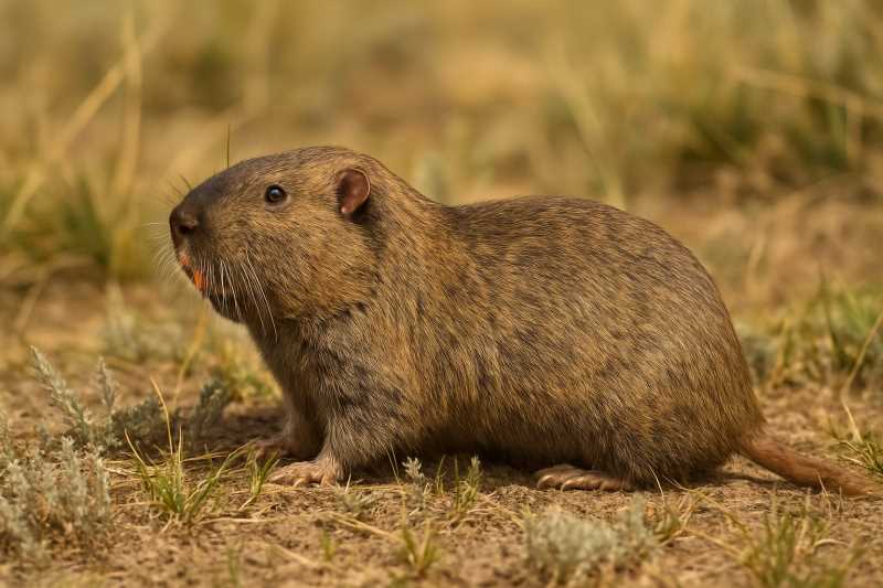 Image of a Wyoming Pocket Gopher in its natural habitat