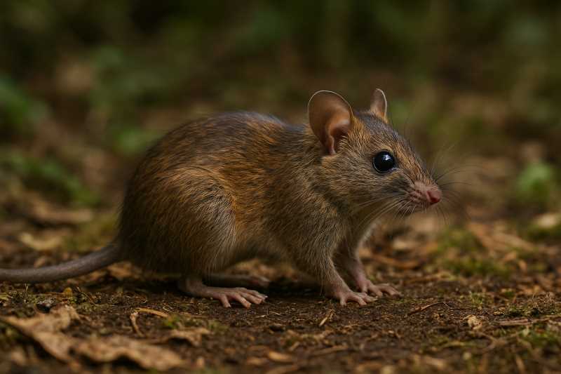 Image of a Albertine Rift Thicket Rat in its natural habitat