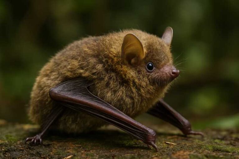 Image of a Hardwicke's Woolly Bat in its natural habitat