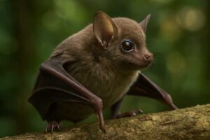 Image of a Salvin's Big-eyed Bat in its natural habitat