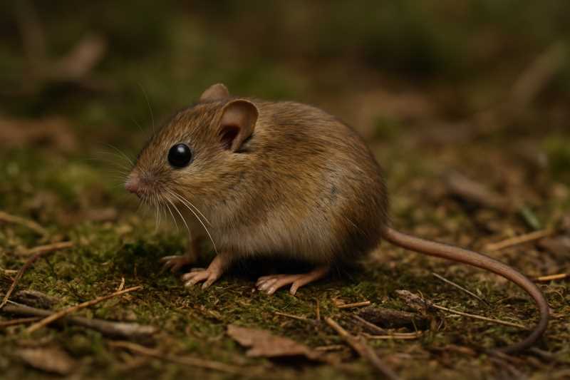 Image of a Short-tailed Birch Mouse in its natural habitat