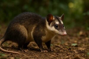 Image of a Southern Four-eyed Opossum in its natural habitat