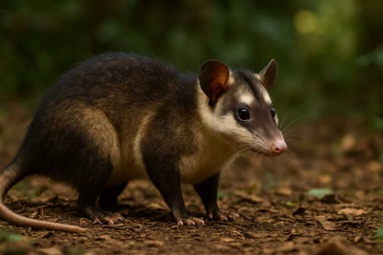 Image of a Southern Four-eyed Opossum in its natural habitat