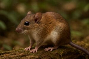 Image of a White-bellied Arboreal Rice Rat in its natural habitat