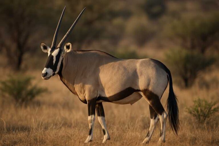 Image of a Gemsbok in its natural habitat