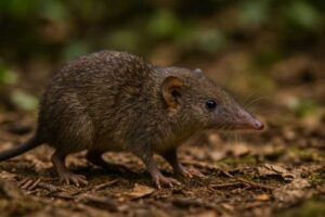 Image of a Nasolo's Shrew Tenrec in its natural habitat