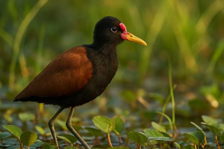 Image of a Wattled Jacana in its natural habitat