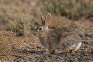 Image of a Desert Cottontail in its natural habitat