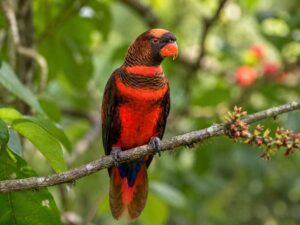Image of a Dusky Lory in its natural habitat