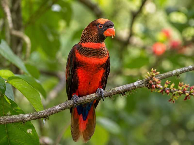 Image of a Dusky Lory in its natural habitat