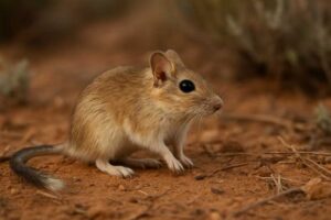 Image of a Hairy-footed Gerbil Mouse in its natural habitat