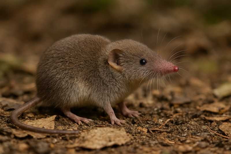 Image of a Jackass White-toothed Shrew in its natural habitat