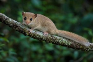 Image of a Japanese Dormouse in its natural habitat