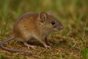 Image of a Narrow-nosed Harvest Mouse in its natural habitat