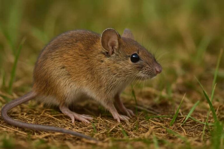 Image of a Narrow-nosed Harvest Mouse in its natural habitat