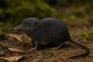 Image of a Sumatran Water Shrew in its natural habitat