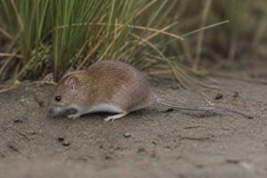 Image of a Baron's Rice Rat in its natural habitat