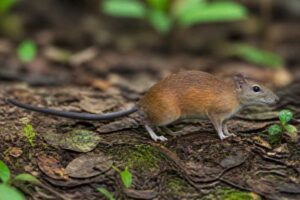 Image of a Central American Rufous Tree-rat in its natural habitat