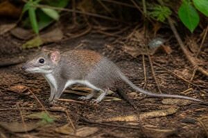 Image of a Dalat Gymnure in its natural habitat
