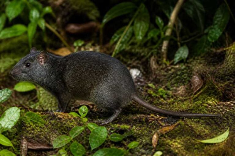 Image of a Dark Tree-rat in its natural habitat