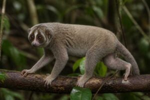 Image of a Gray Slender Loris in its natural habitat