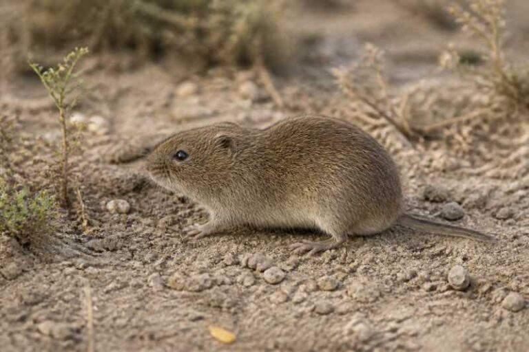 Image of a Iranian Vole in its natural habitat