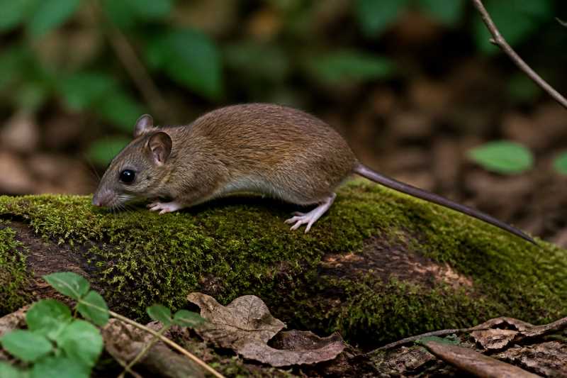 Image of a Koopman's Forest Mouse in its natural habitat