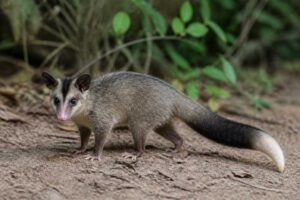 Image of a Paraguayan Fat-tailed Opossum in its natural habitat