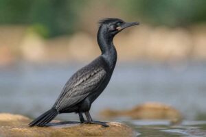 Image of a Reed Cormorant in its natural habitat
