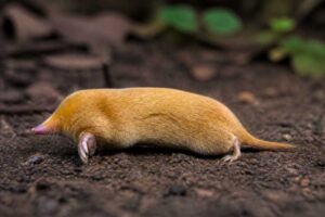 Image of a Sclater's Golden Mole in its natural habitat