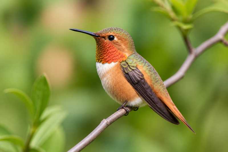 Image of a Allen's Hummingbird in its natural habitat