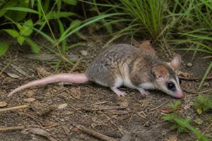 Image of a Chacoan Fat-tailed Opossum in its natural habitat