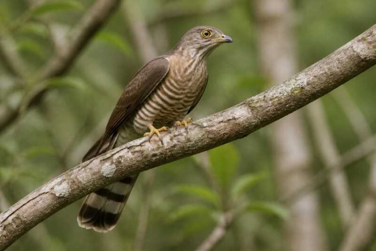 Image of a Dark Hawk-Cuckoo in its natural habitat
