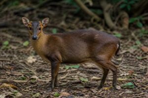Image of a Fea's Muntjac in its natural habitat