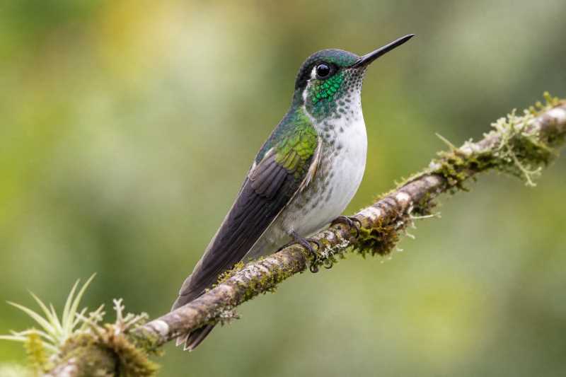 Image of a Green-throated Mountaingem in its natural habitat