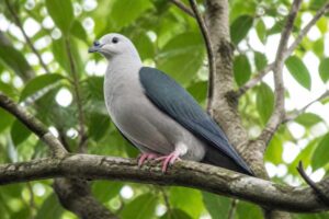 Image of a Micronesian Imperial Pigeon in its natural habitat