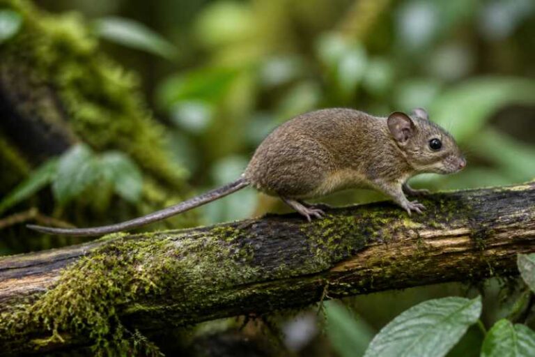 Image of a Mount Kahuzi African Climbing Mouse in its natural habitat