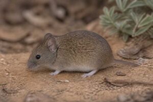 Image of a Northern Short-tailed Mouse in its natural habitat