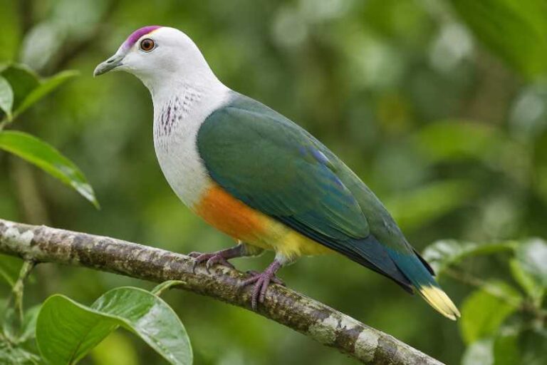 Image of a Palau Fruit Dove in its natural habitat